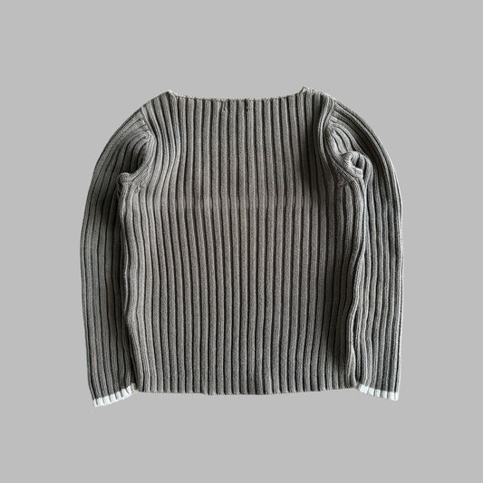 Y2K Ralph Lauren Polo Jeans Co Ribbed Flag Knit - M