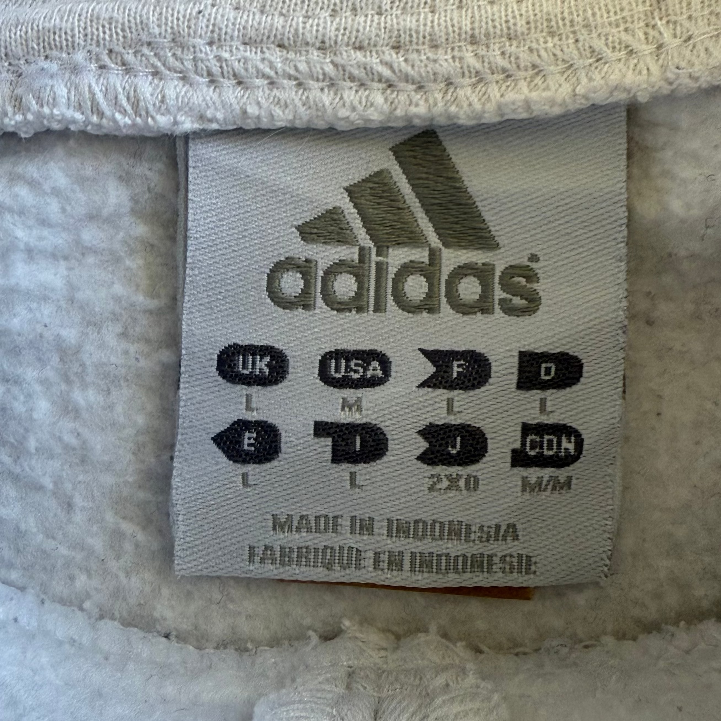 Adidas Three Stripe Hoodie - Large