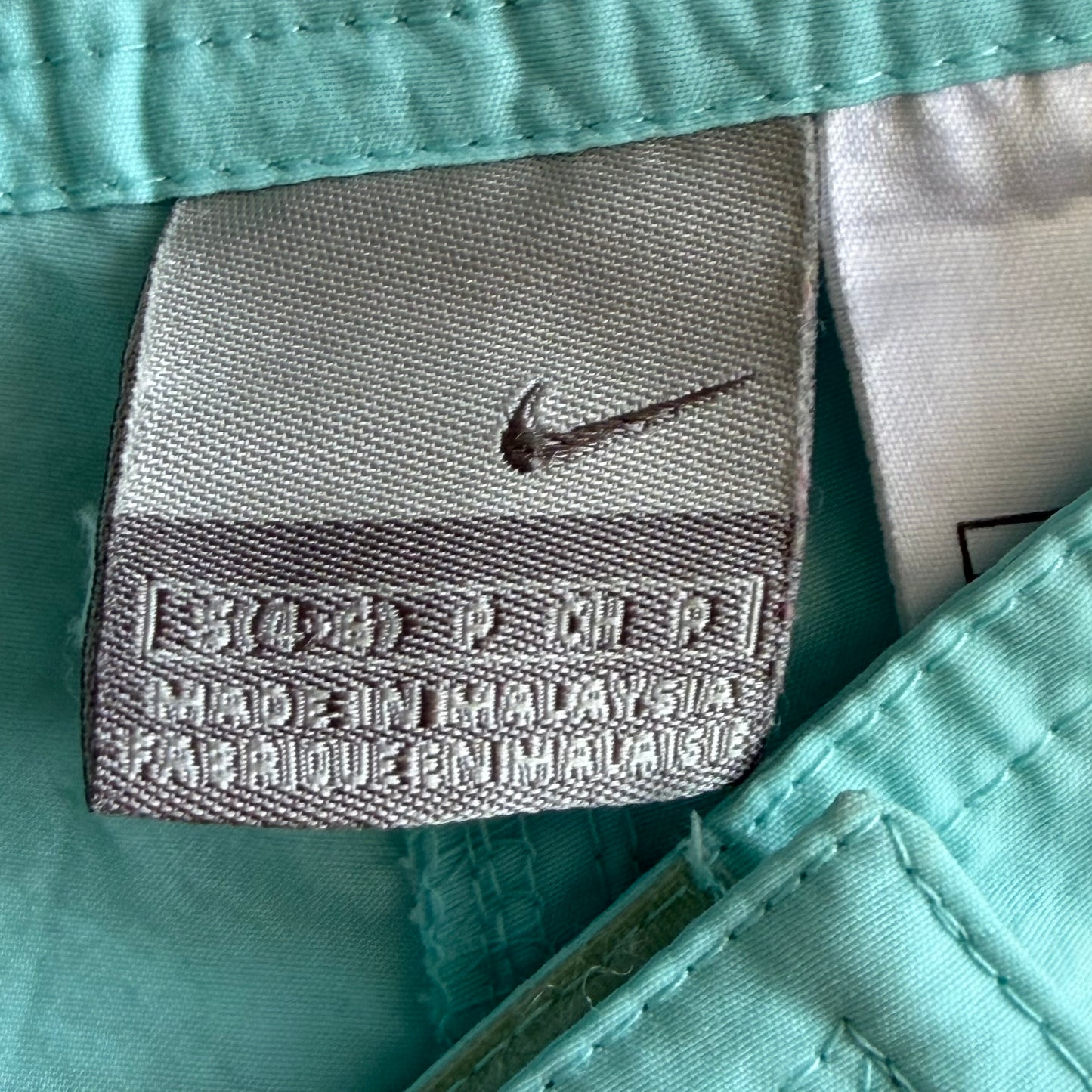 Y2K Nike Striped Mini Shorts - S