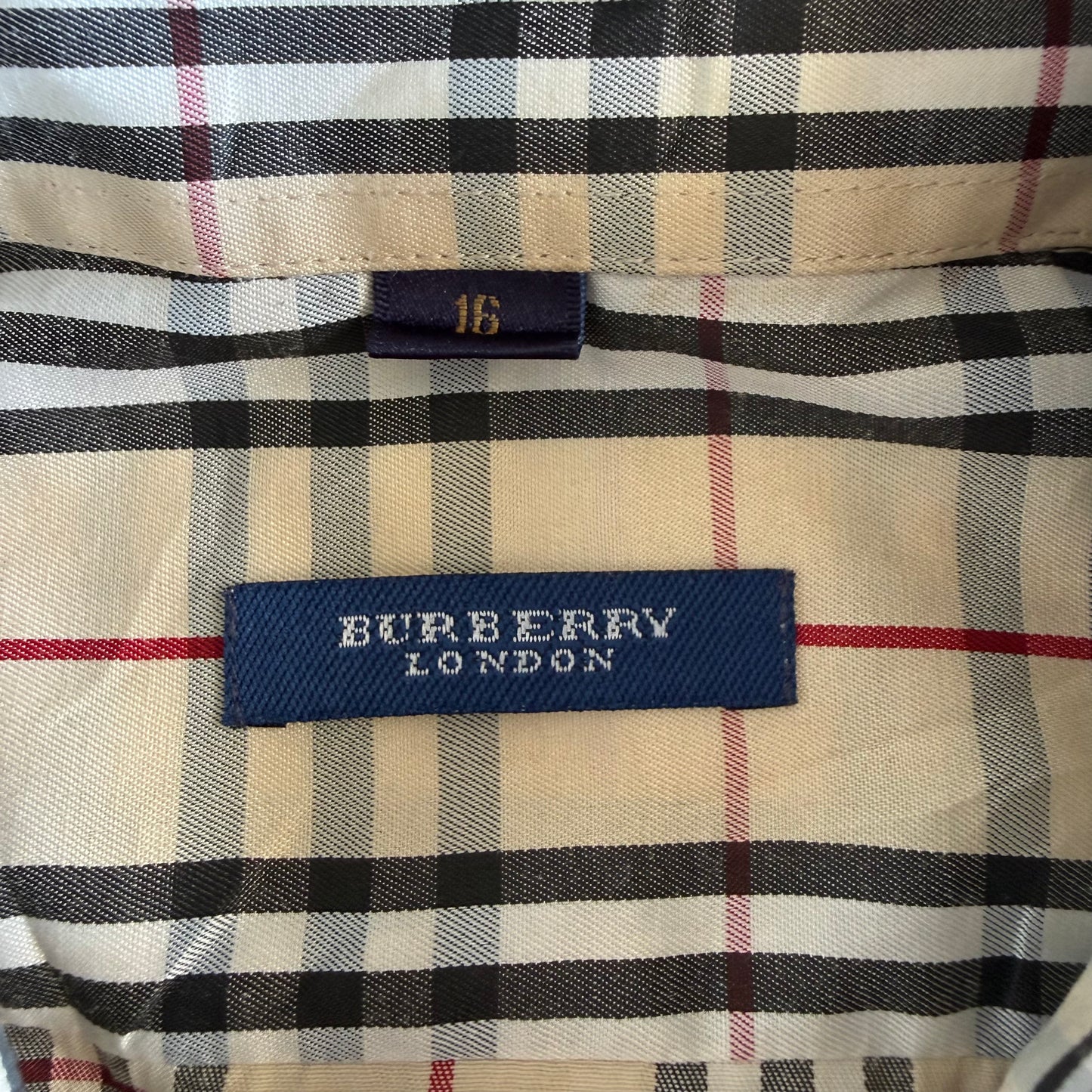 00s Burberry Button Up Shirt - Large