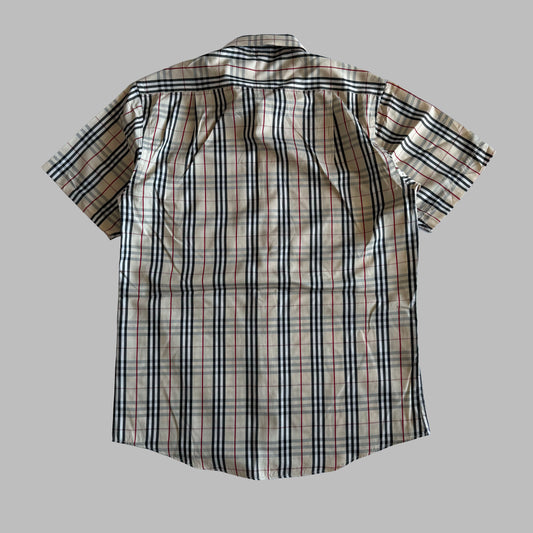 00s Burberry Button Up Shirt - Large