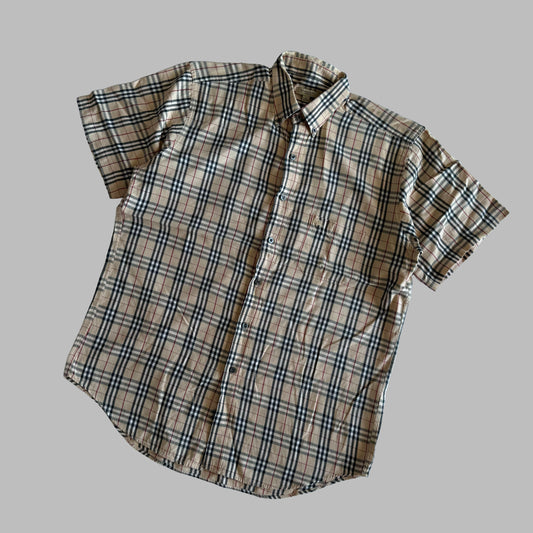 00s Burberry Button Up Shirt - Large