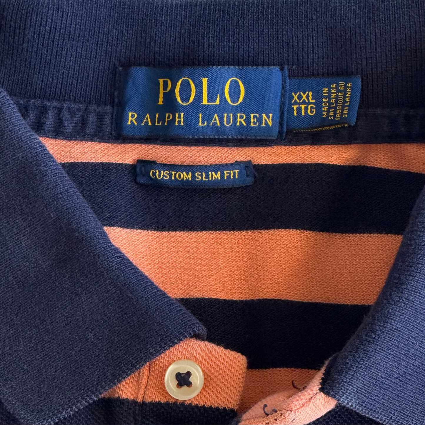 Ralph Lauren Striped Polo Shirt - X-Large