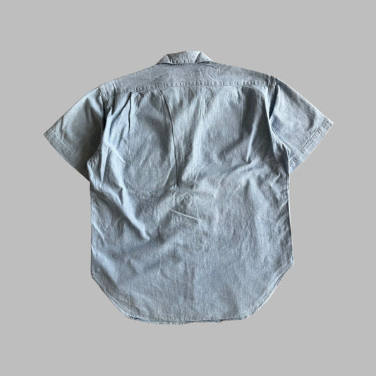 Y2K Polo Ralph Lauren Cotton Button Up Shirt - M