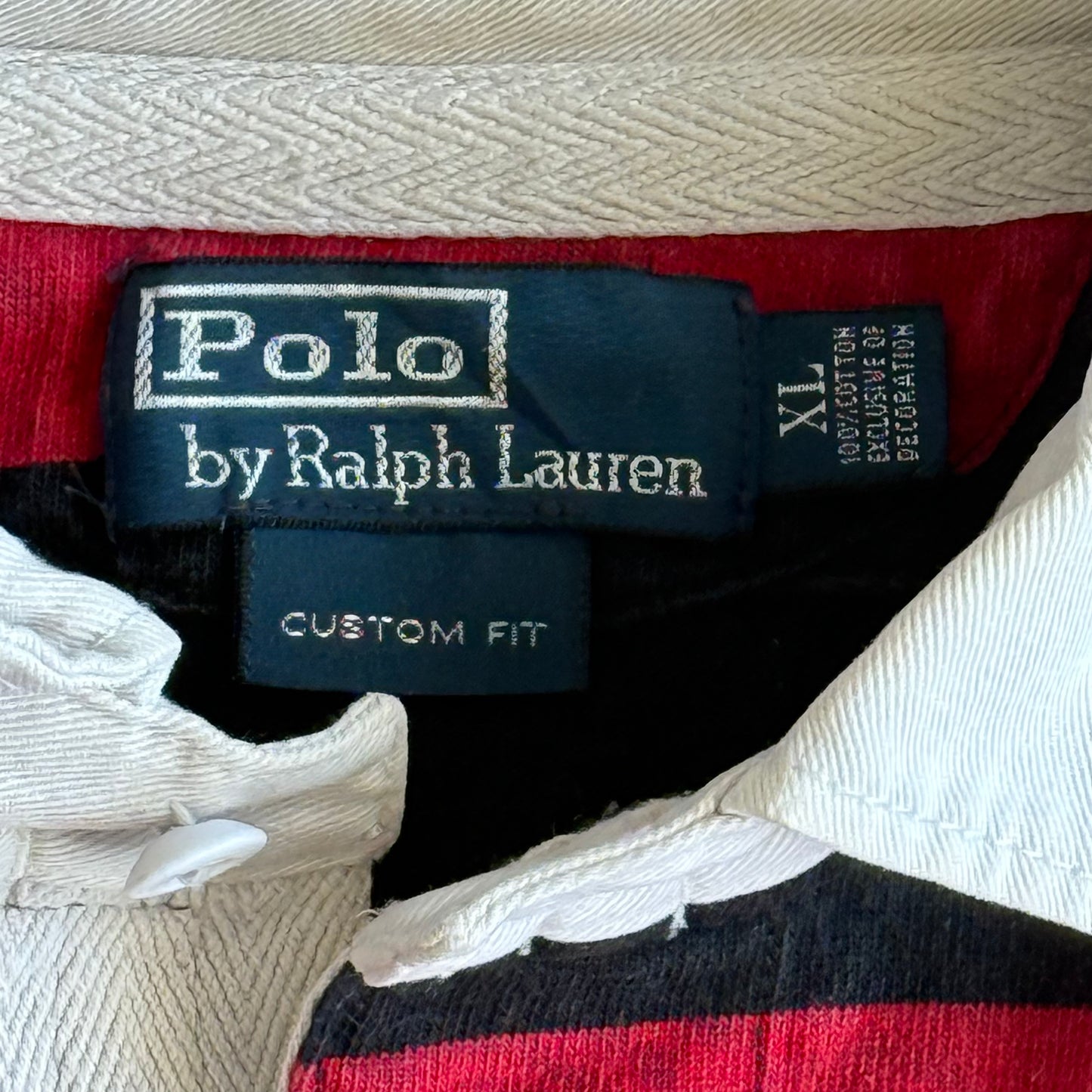 Ralph Lauren Striped Rugby Shirt - X-Large