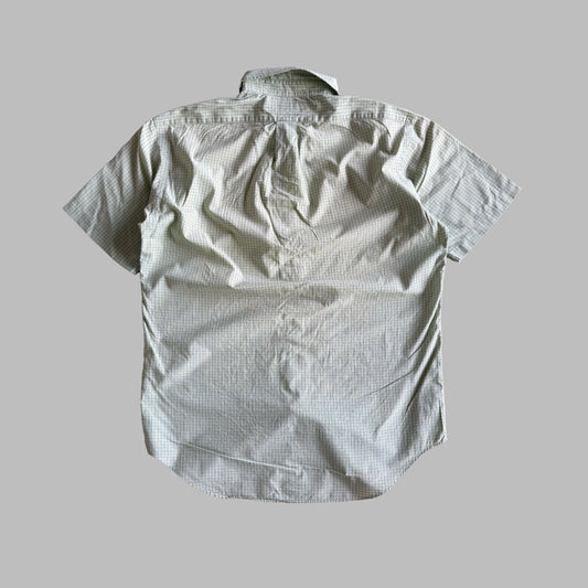Y2K Polo Ralph Lauren Checkered Button Up Shirt - S