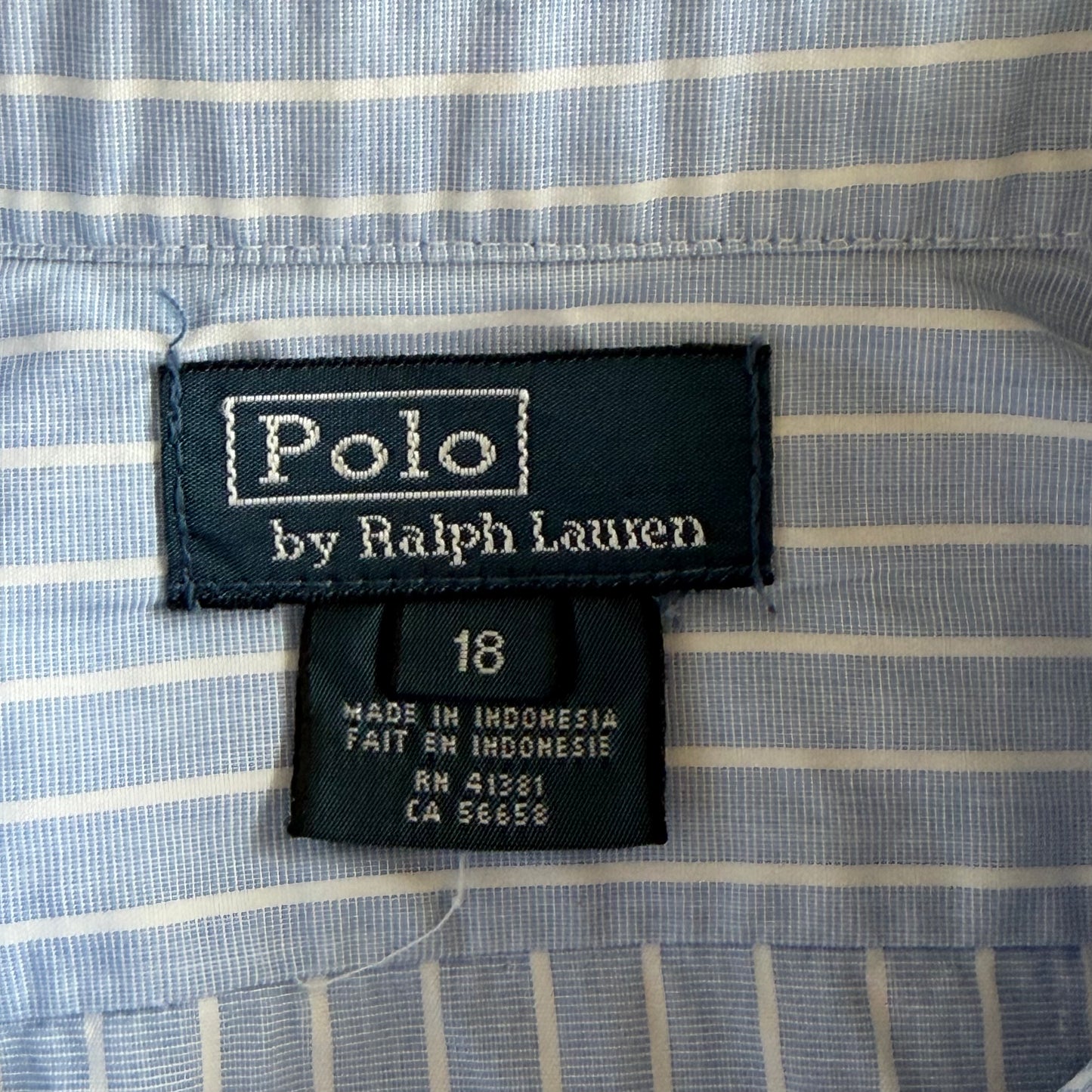 90s Polo Ralph Lauren Striped Button Up Shirt - S
