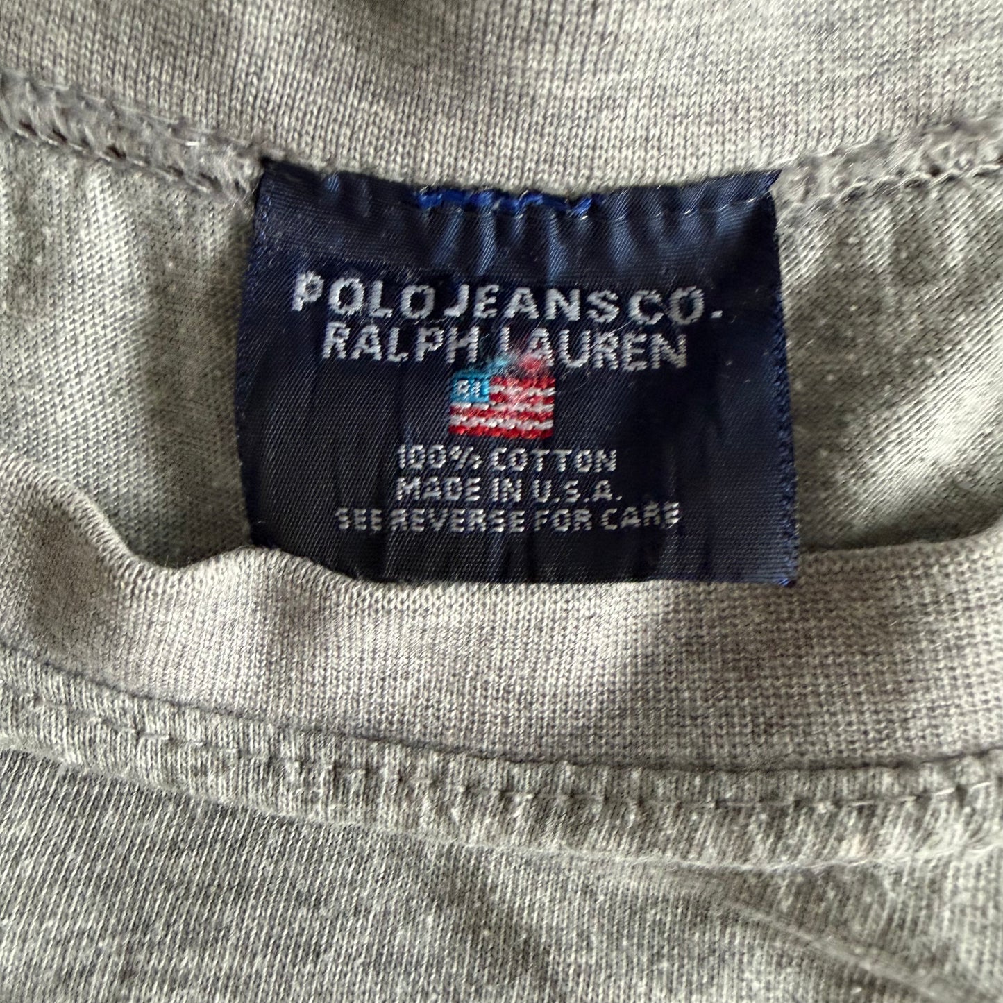 Y2K Polo Ralph Lauren Cotton Printed Tee - S