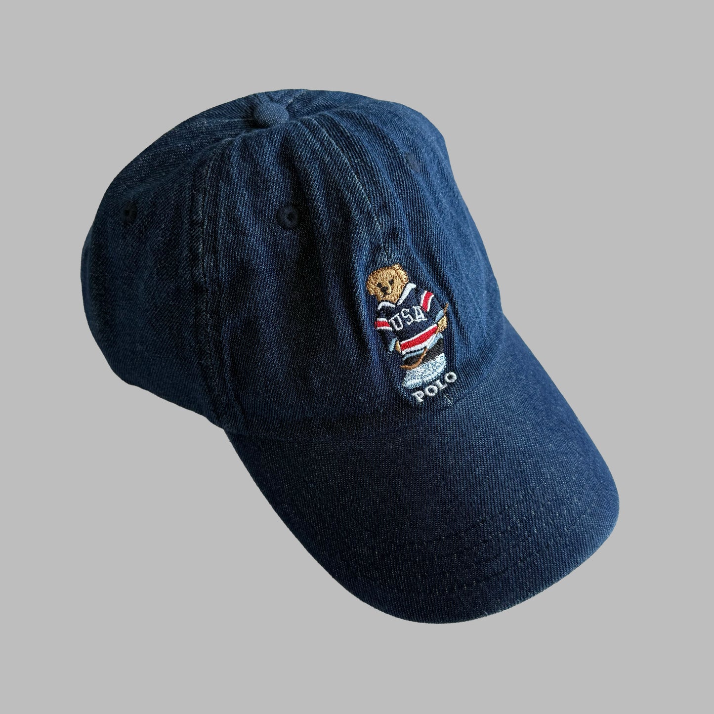 Polo Hockey Bear Cap