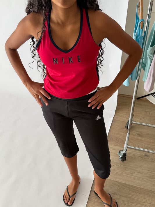 Y2K Nike Spell Out Activewear Tank - M/L