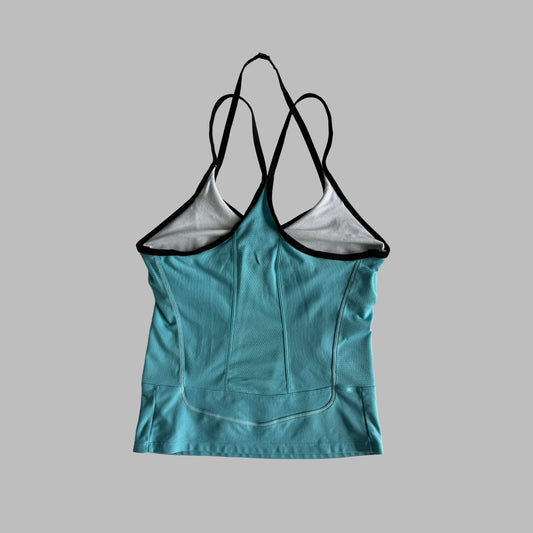 Y2K Nike Centre Swoosh Activewear Tank - S