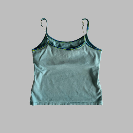 Y2K Nike Striped Activewear Tank - L