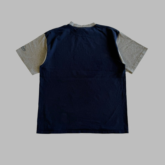Y2K Nike Yankees Ringer T-Shirt - L