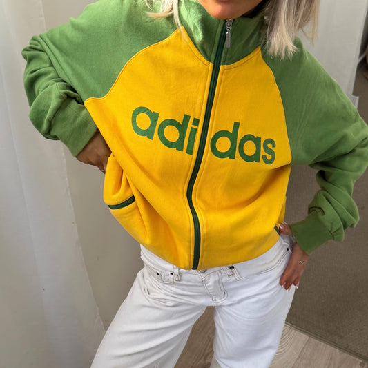 Y2K Adidas Panelled Track Jacket - L