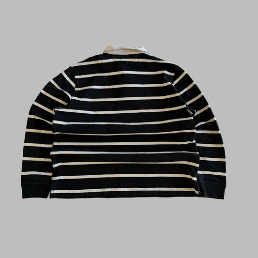 90s Polo Ralph Lauren Striped Rugby - XXL