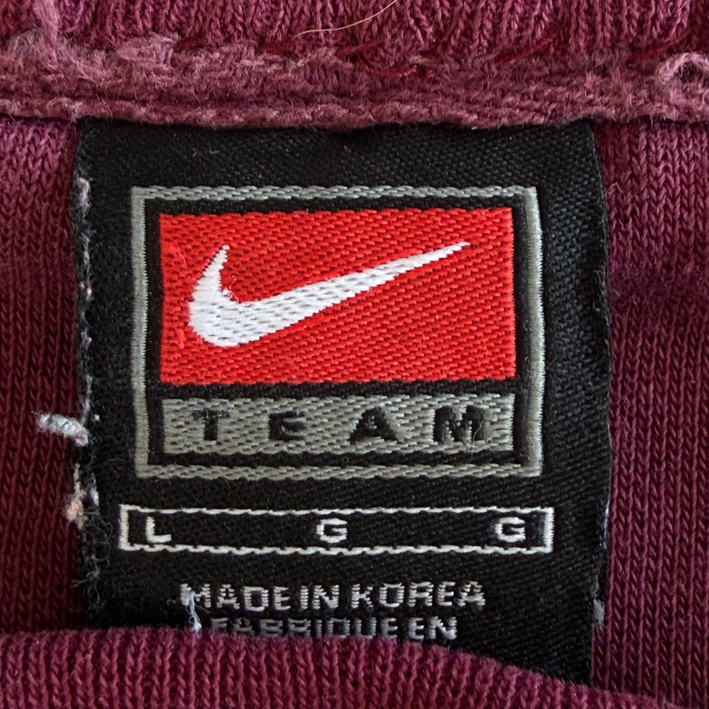 90s Nike Harvard Spell Out Sweatshirt - L