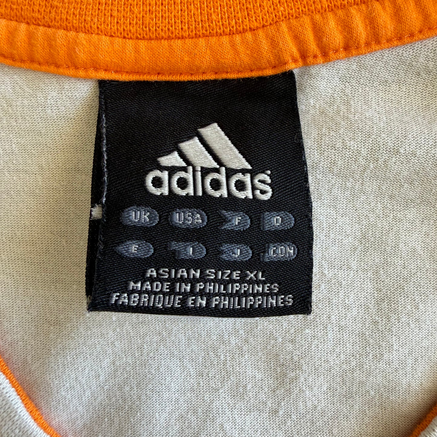 Y2K Adidas Spell Out T-Shirt - M