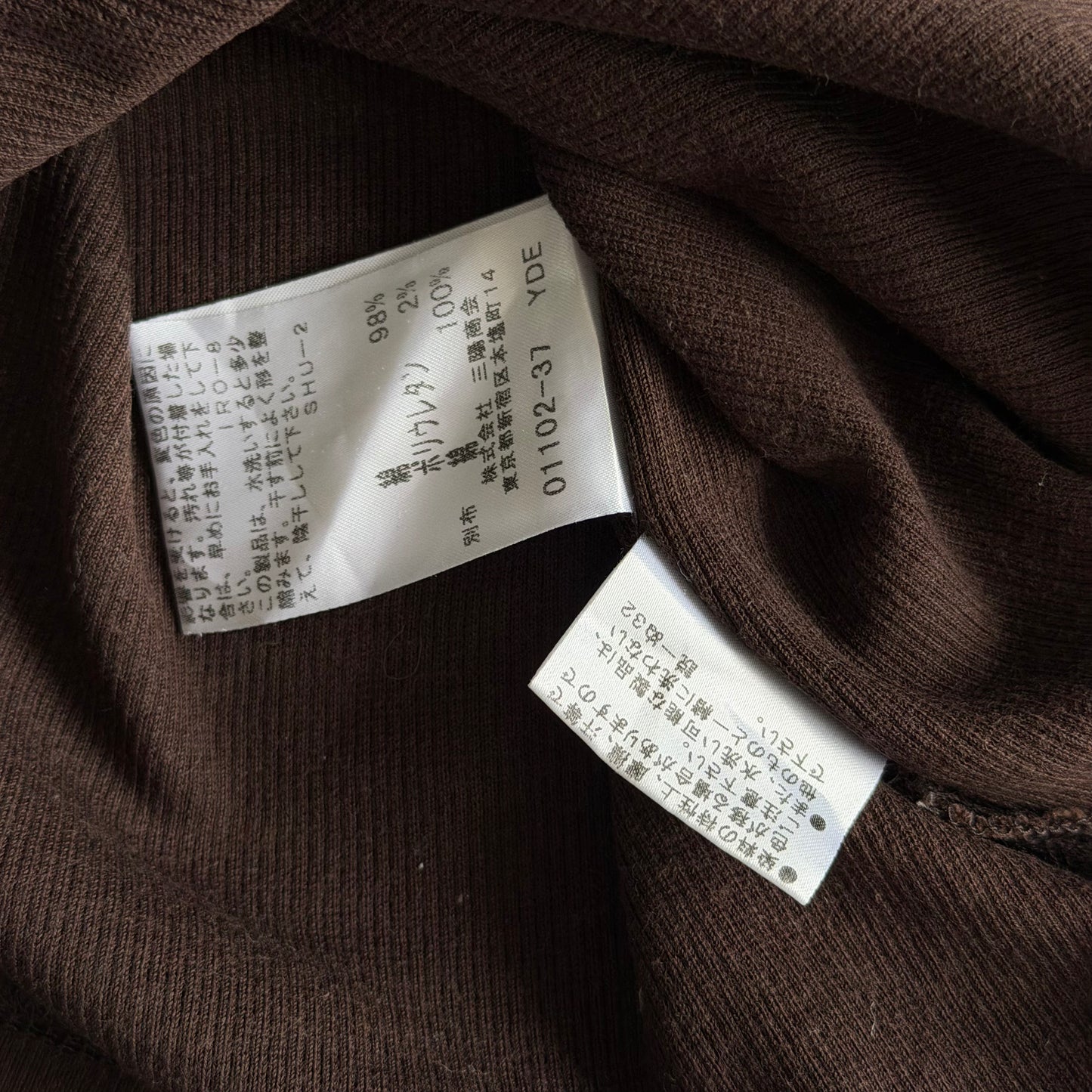 Y2K Burberry Frilled Knitted Top - M