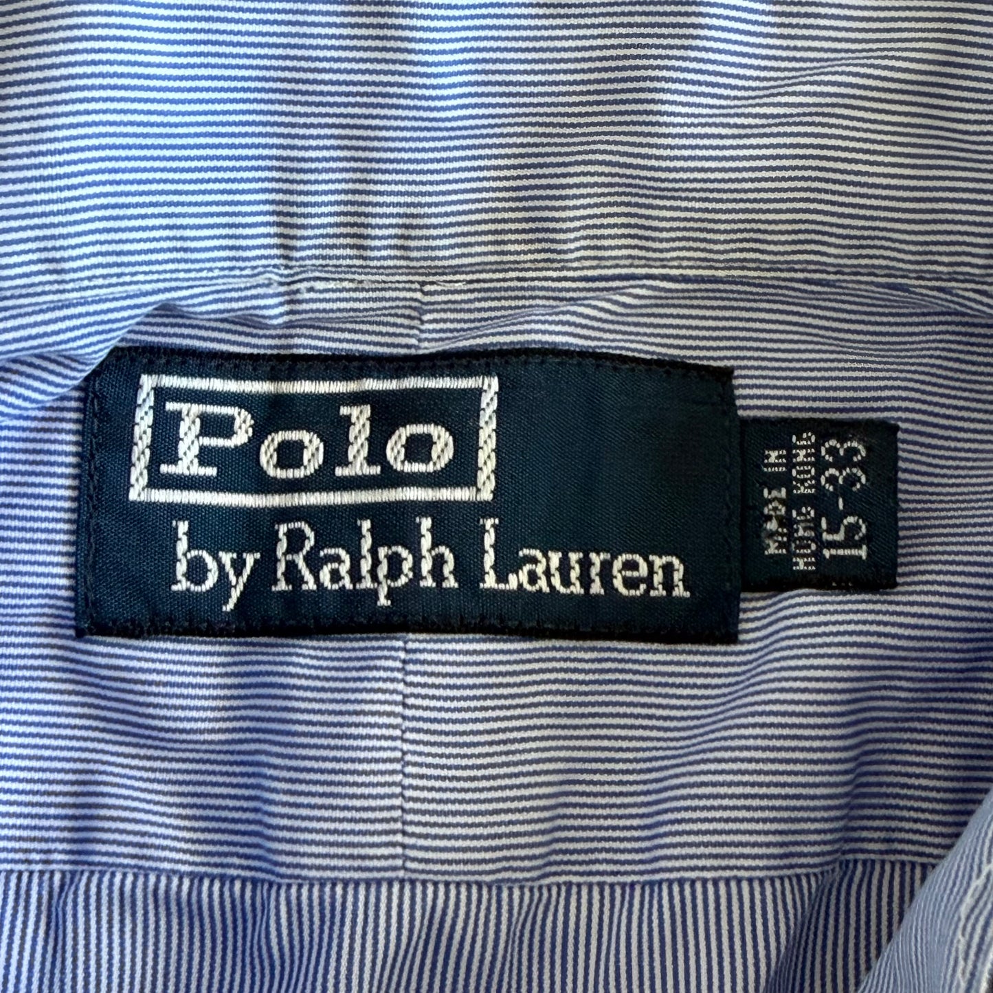 90s Polo Ralph Lauren Striped Button Up Shirt - M