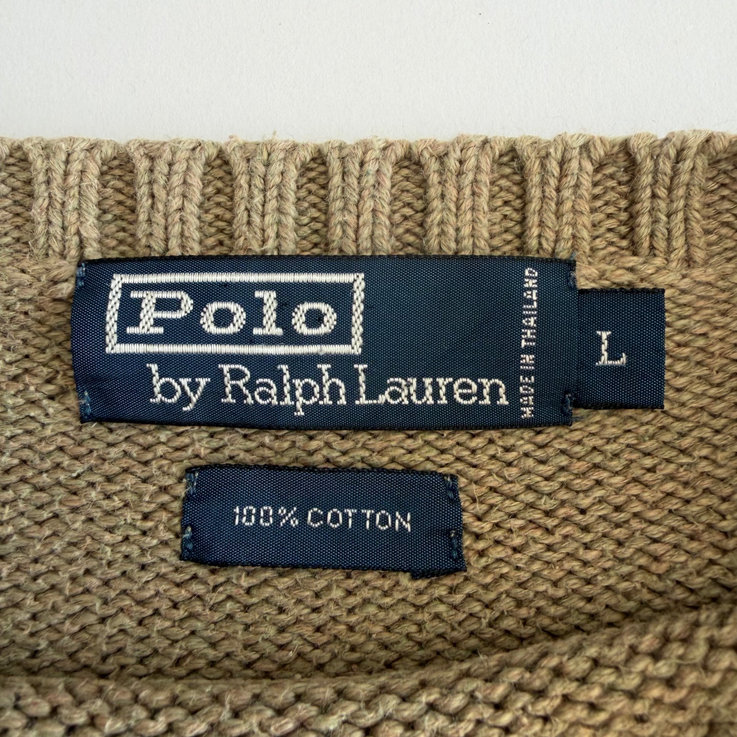 90s Ralph Lauren Heavy Knit - Large