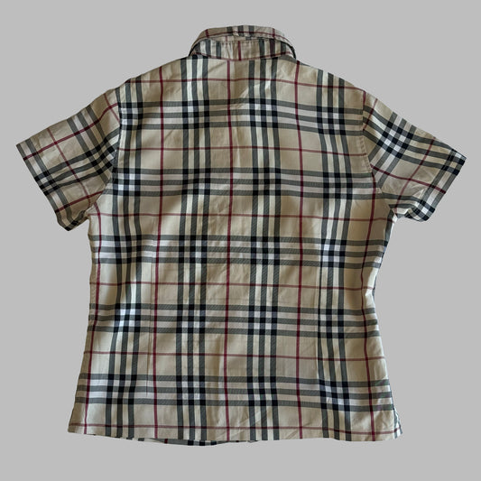 00s Burberry Button Up Shirt - Medium