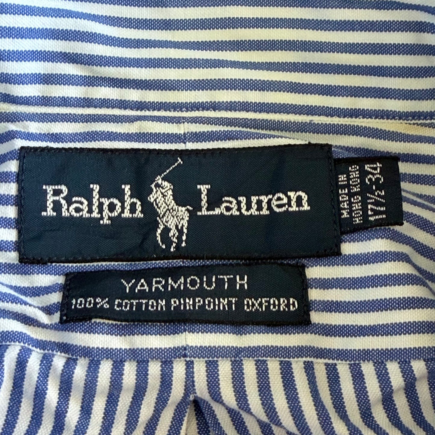 Y2K Polo Ralph Lauren Striped Button Up Shirt - XL