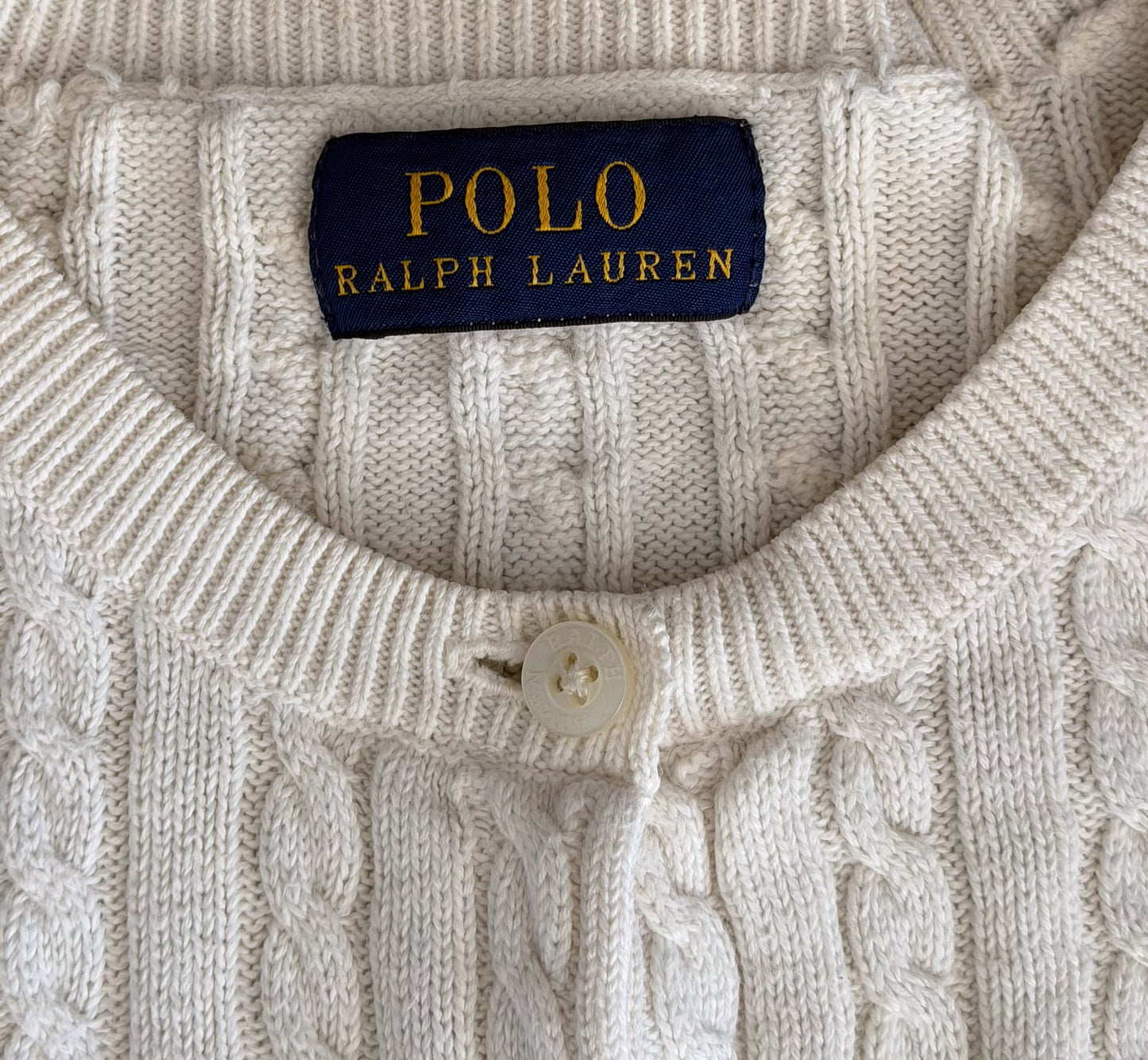 Polo Ralph Lauren Cable Knit Cardigan - S