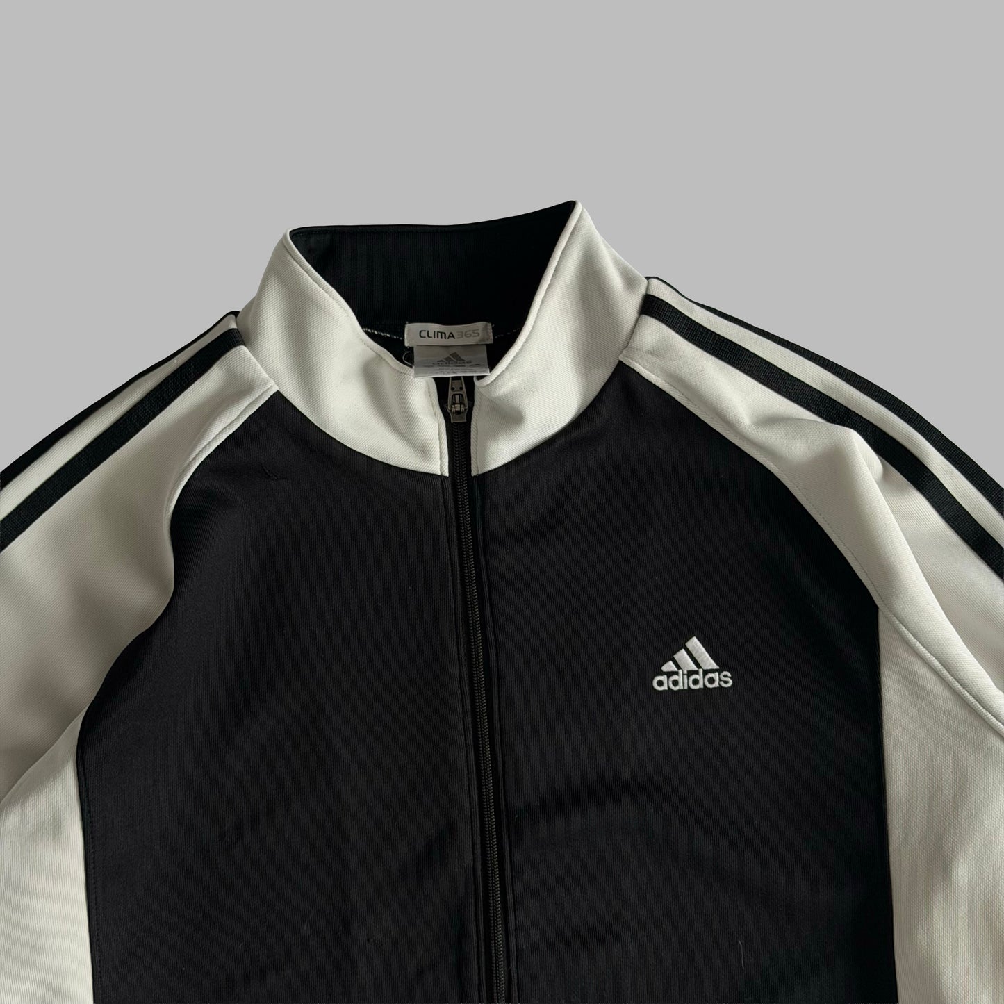 Y2K Adidas Striped Track Jacket - S