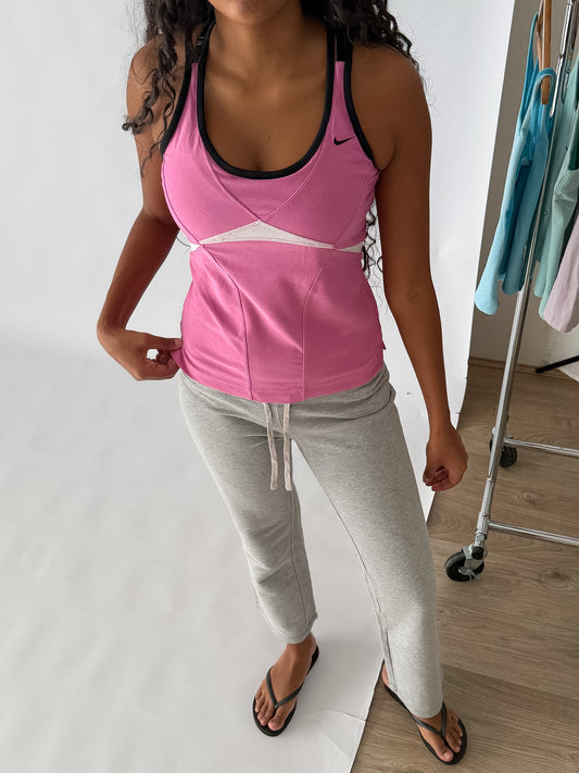 Y2K Nike Strappy Activewear Top - M