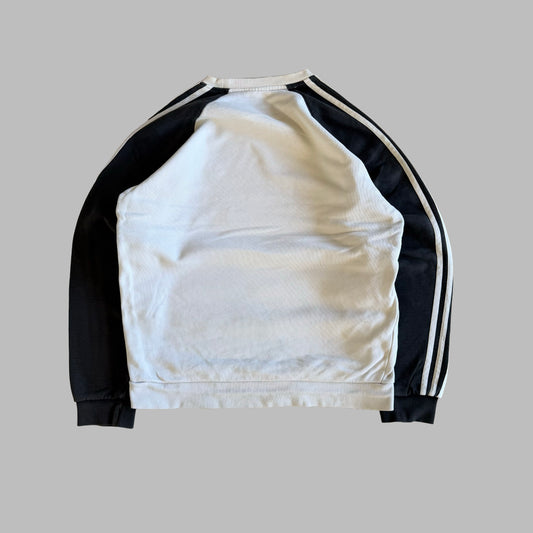 00s Adidas Three Stripes Sweatshirt - Medium