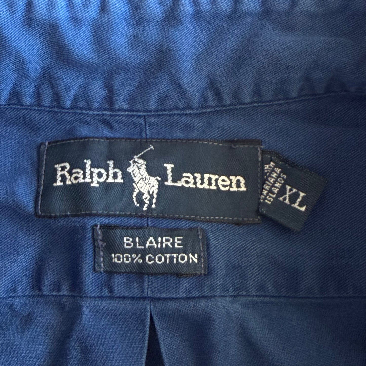 Y2K Polo Ralph Lauren Classic Button Up Shirt - XL