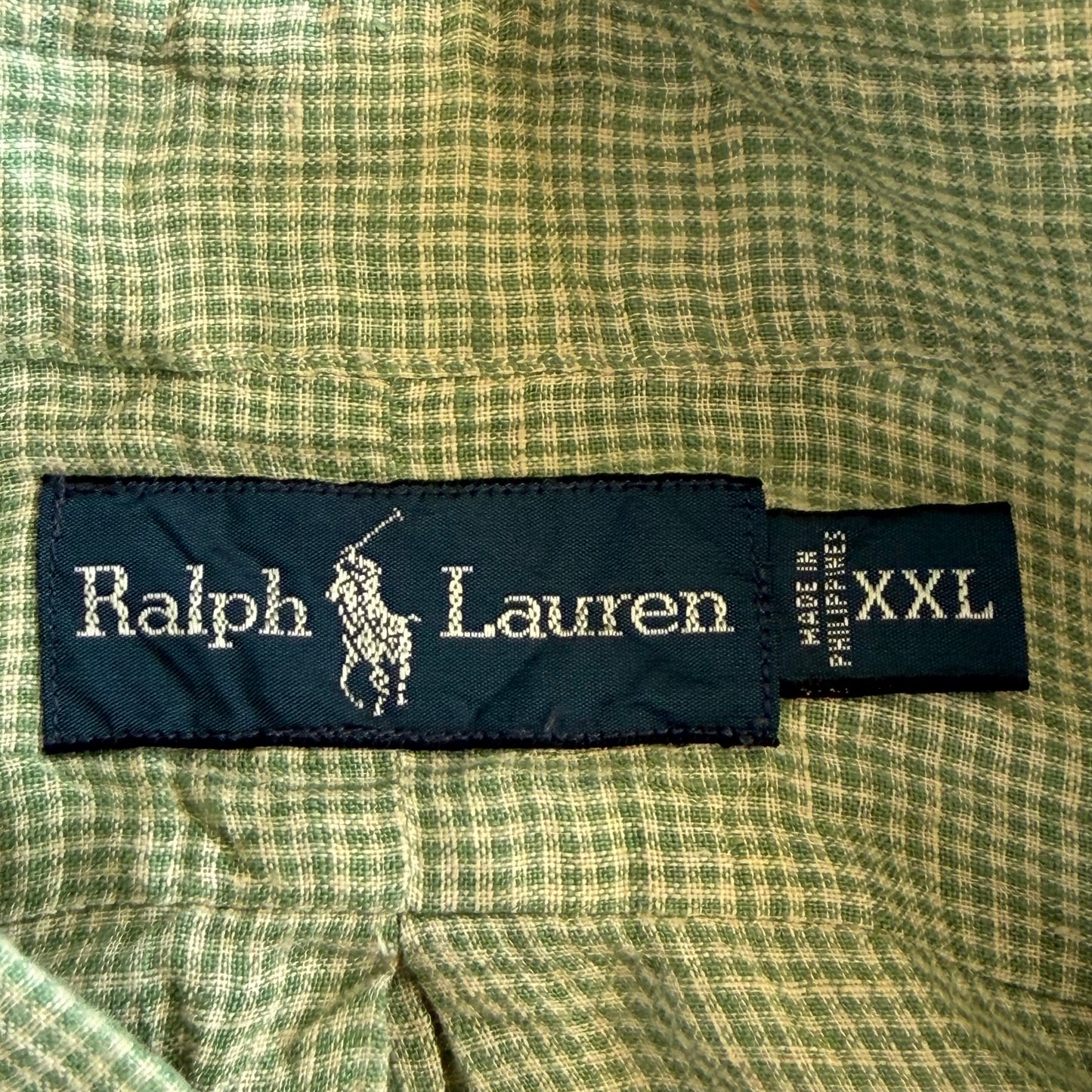 Y2K Polo Ralph Lauren Striped Button Up Shirt - XXL