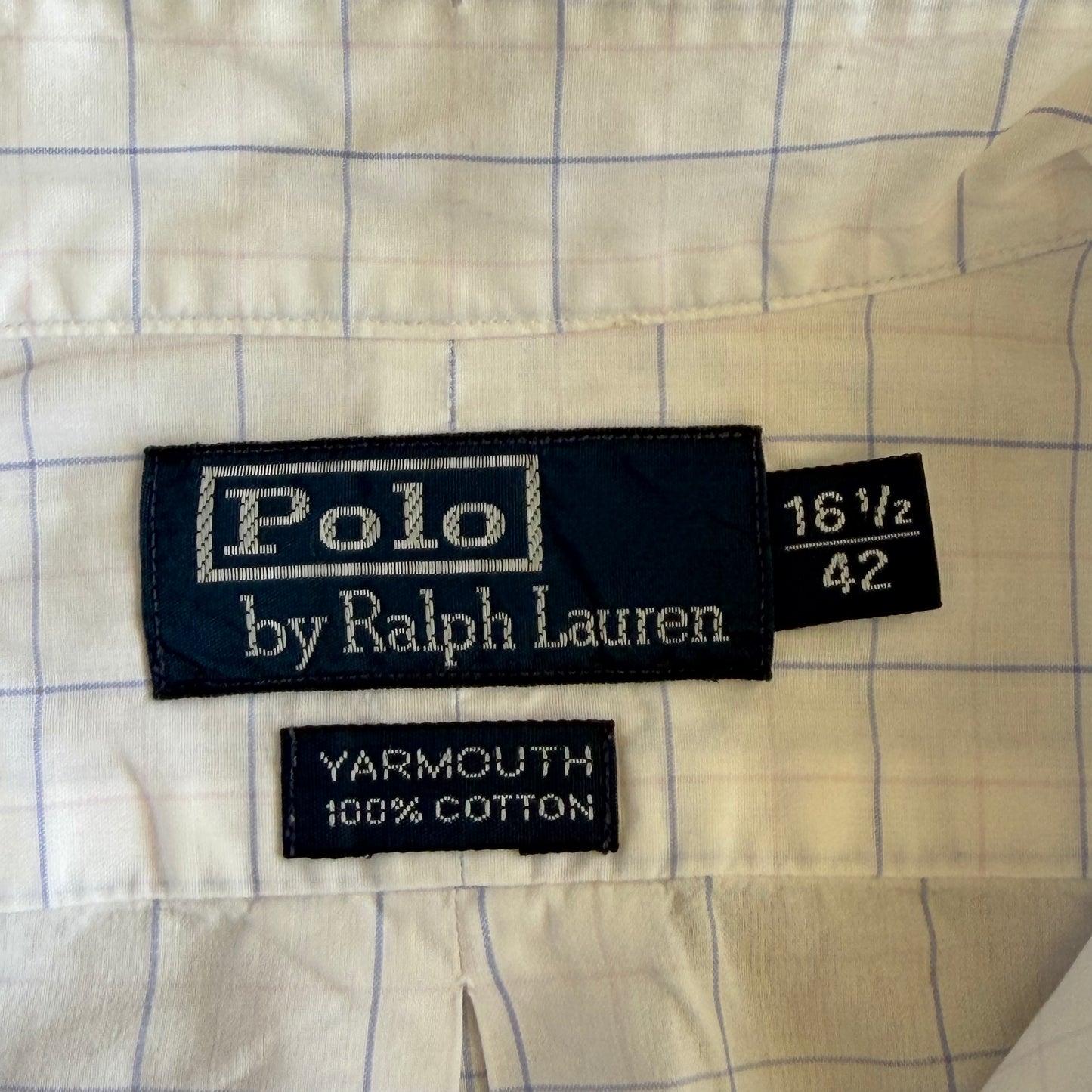 90s Polo Ralph Lauren Checkered Button Up - XL