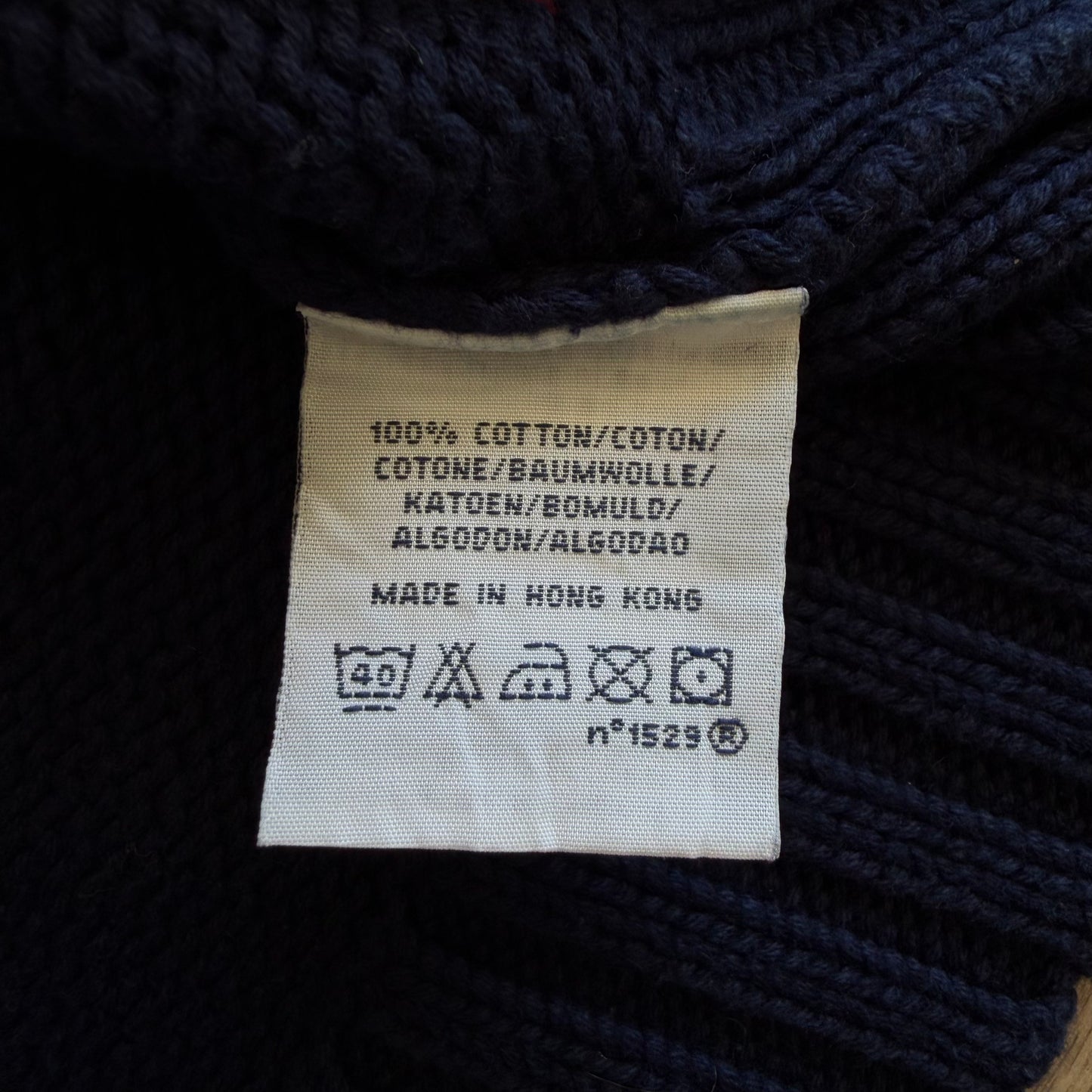 90s Ralph Lauren Flag Heavy Knit - XS