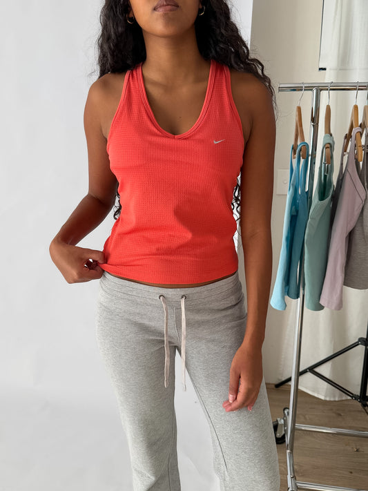 Y2K Nike Racer-back Activewear Tank - M