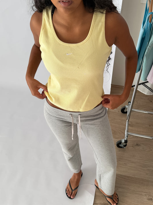 Y2K Nike Ribbed Activewear Tank - L