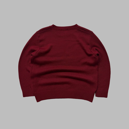 Polo Ralph Lauren Spell Out Knit Sweater - M