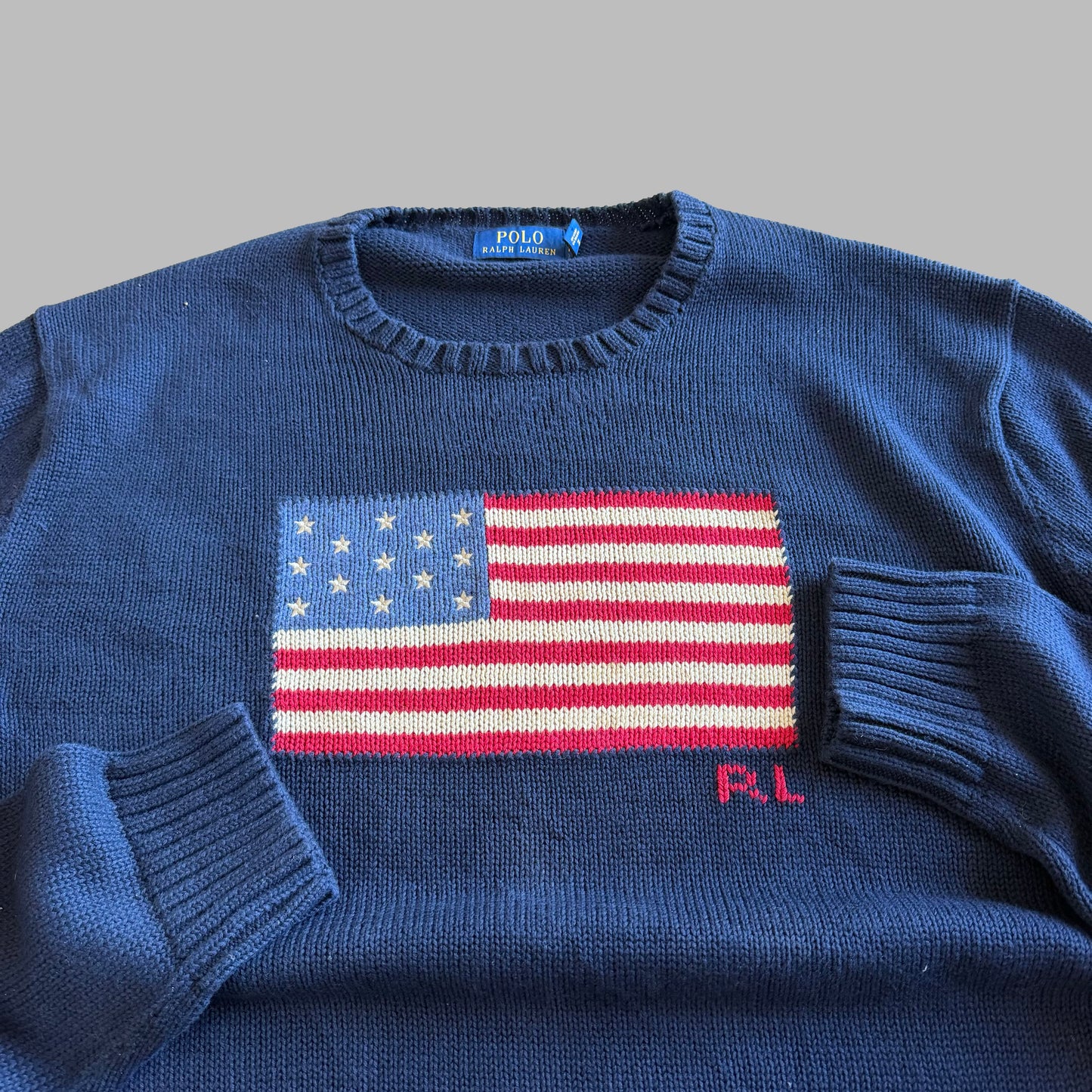 Ralph Lauren Flag Heavy Knit - XXL