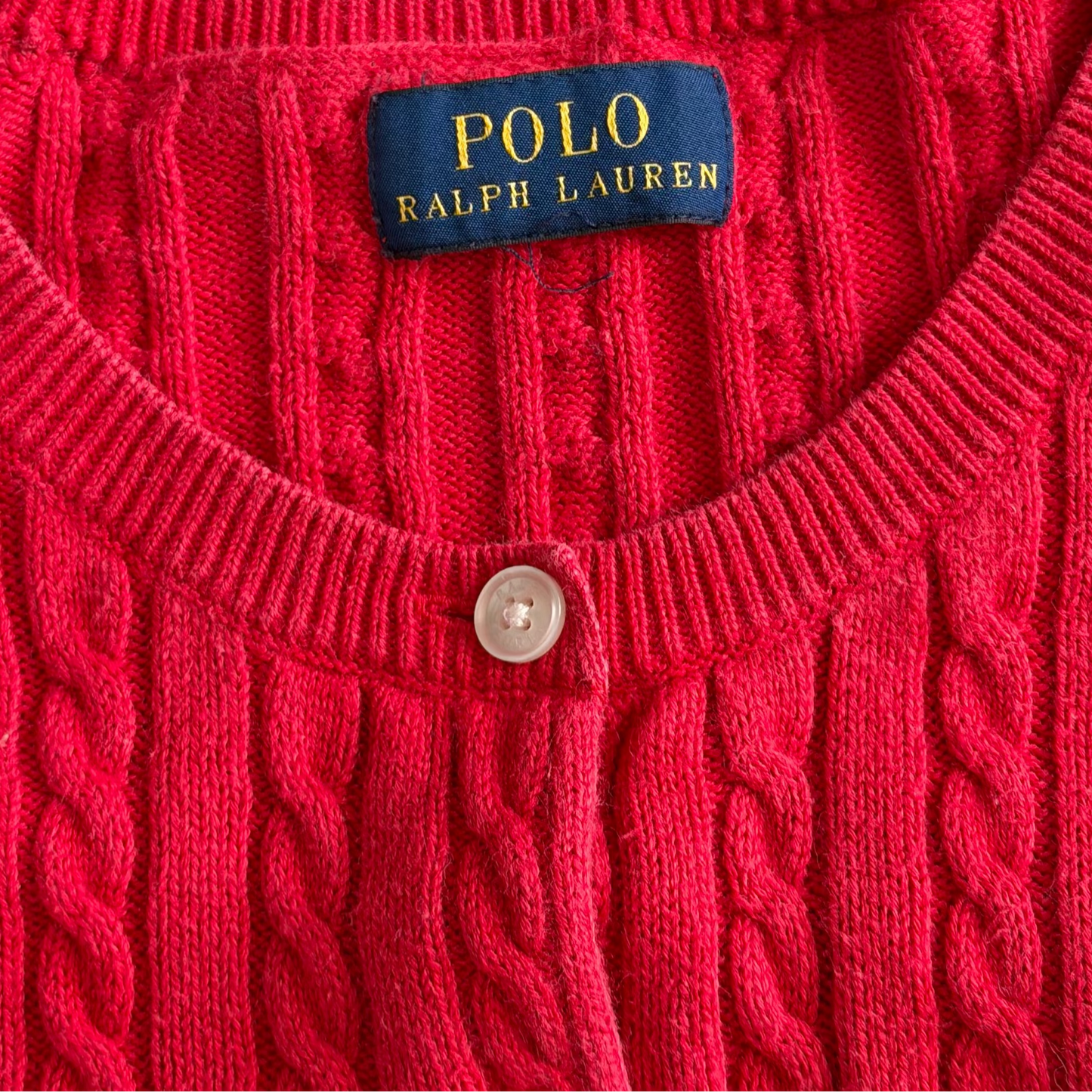 Polo Ralph Lauren Cable Knit Cardigan - S