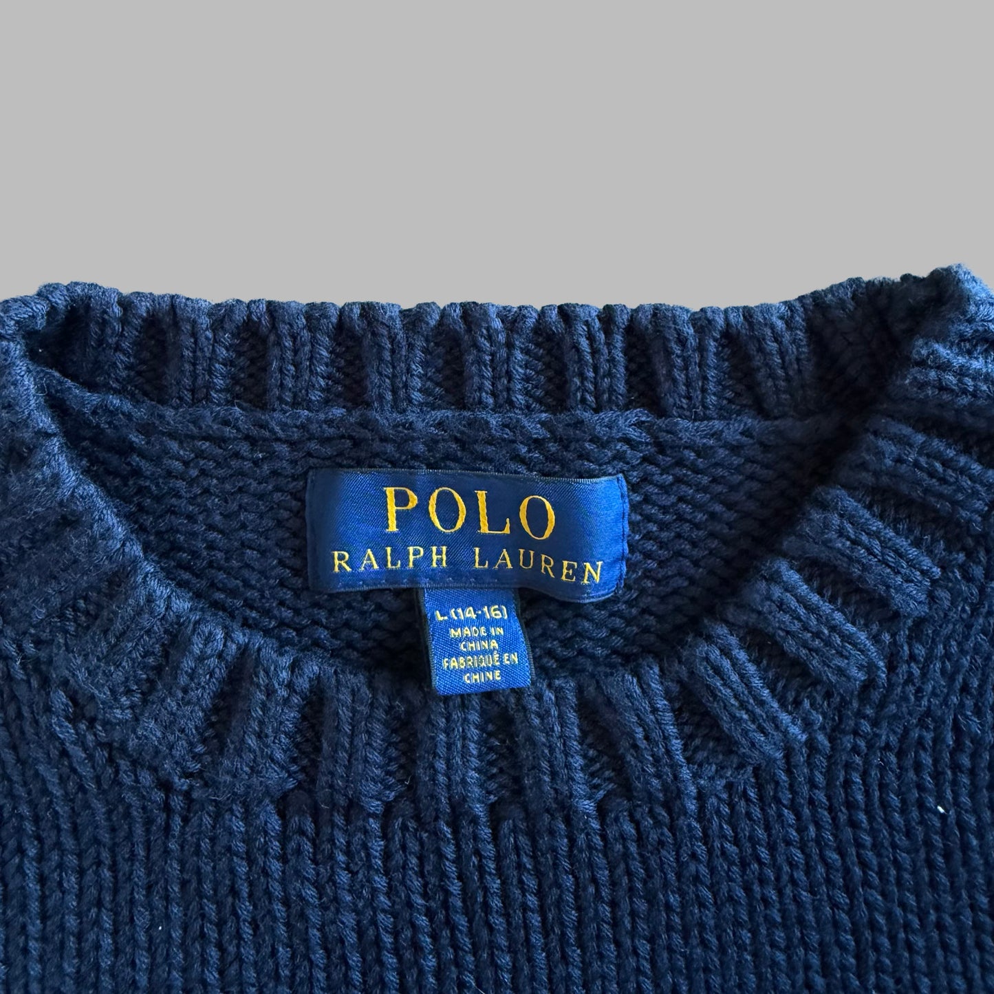 Ralph Lauren Flag Heavy Knit - M/L