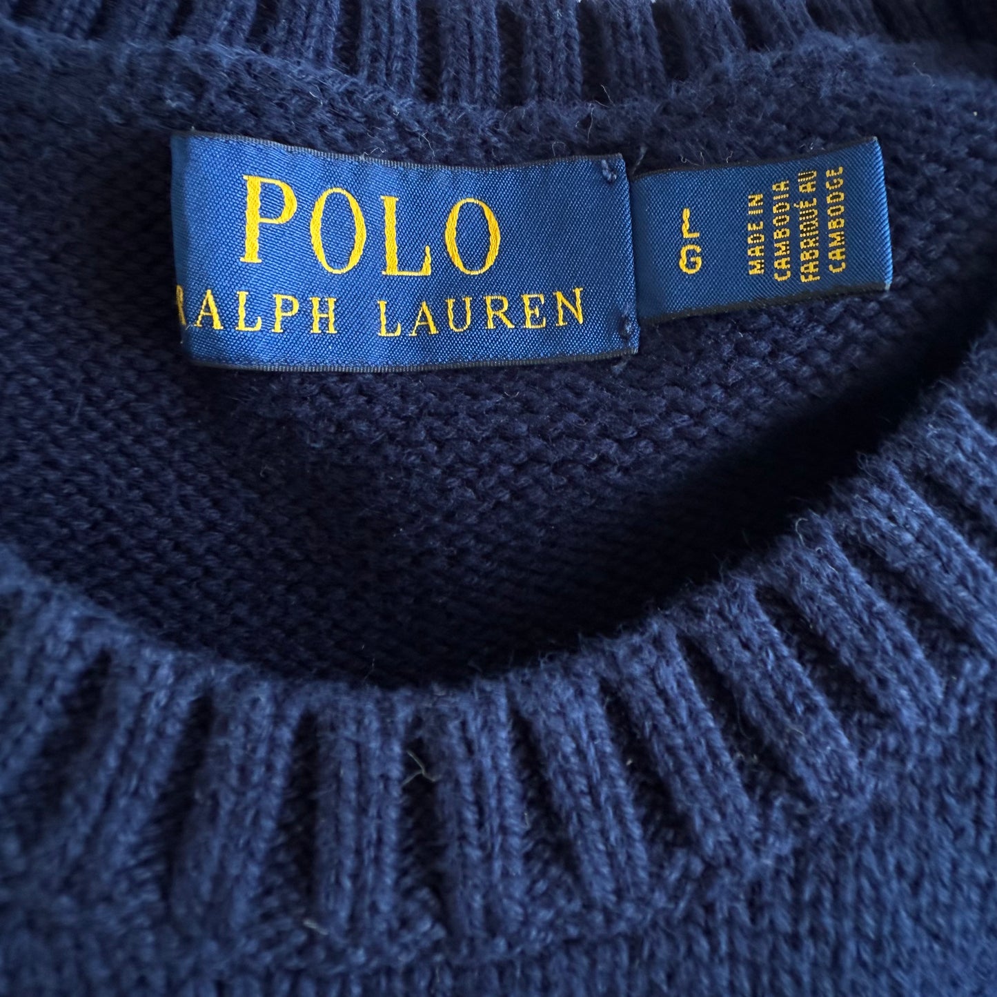 Ralph Lauren Heavy Knit - Large