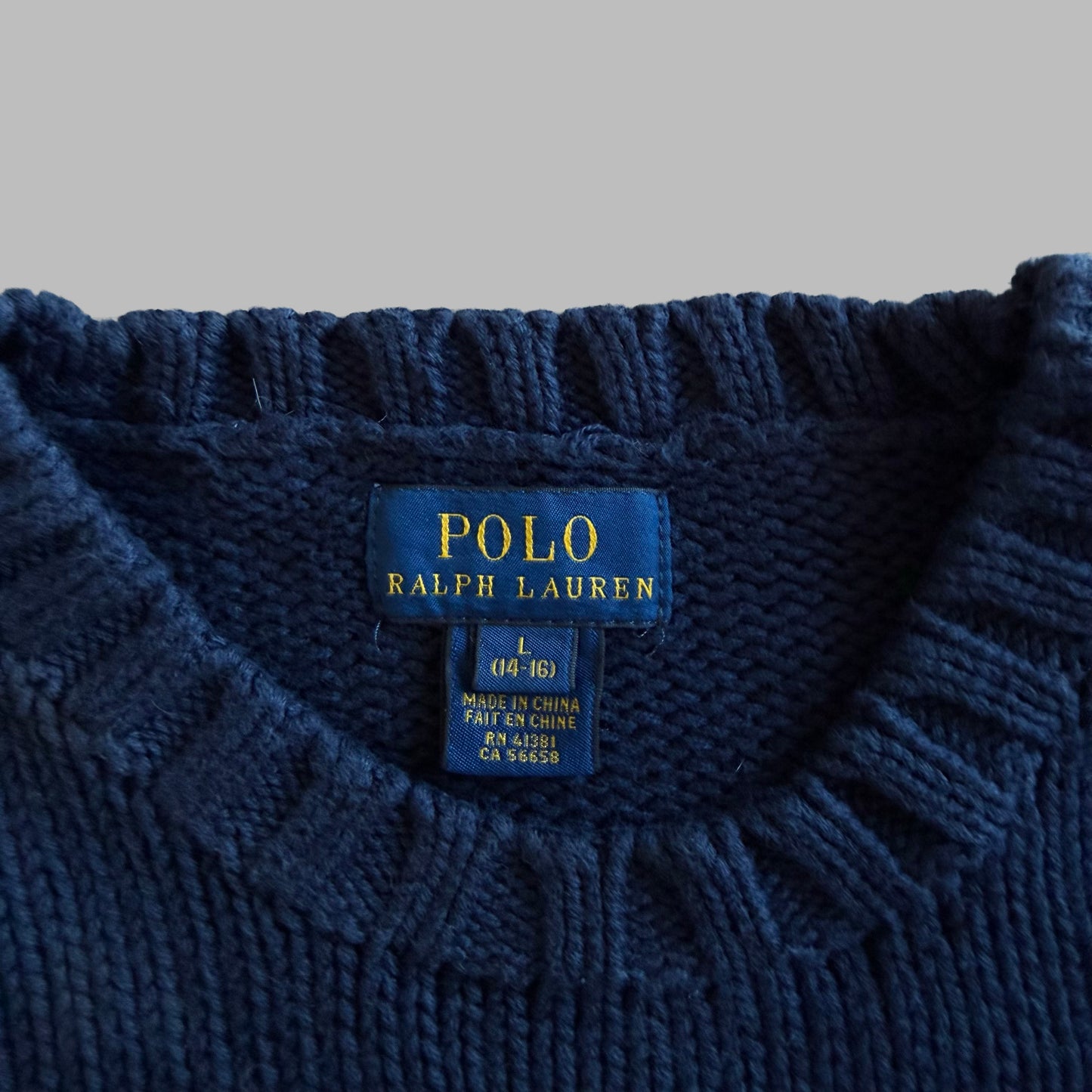 Ralph Lauren Flag Heavy Knit - M/L