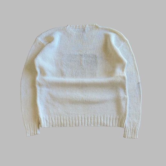 Y2K Ralph Lauren Flag Heavy Knit - L/XL