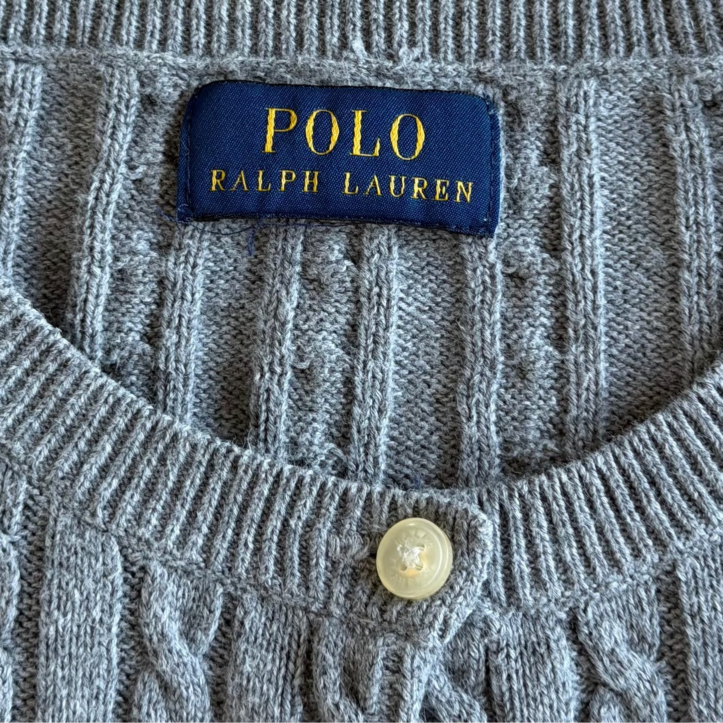 Polo Ralph Lauren Cable Knit Cardigan - L