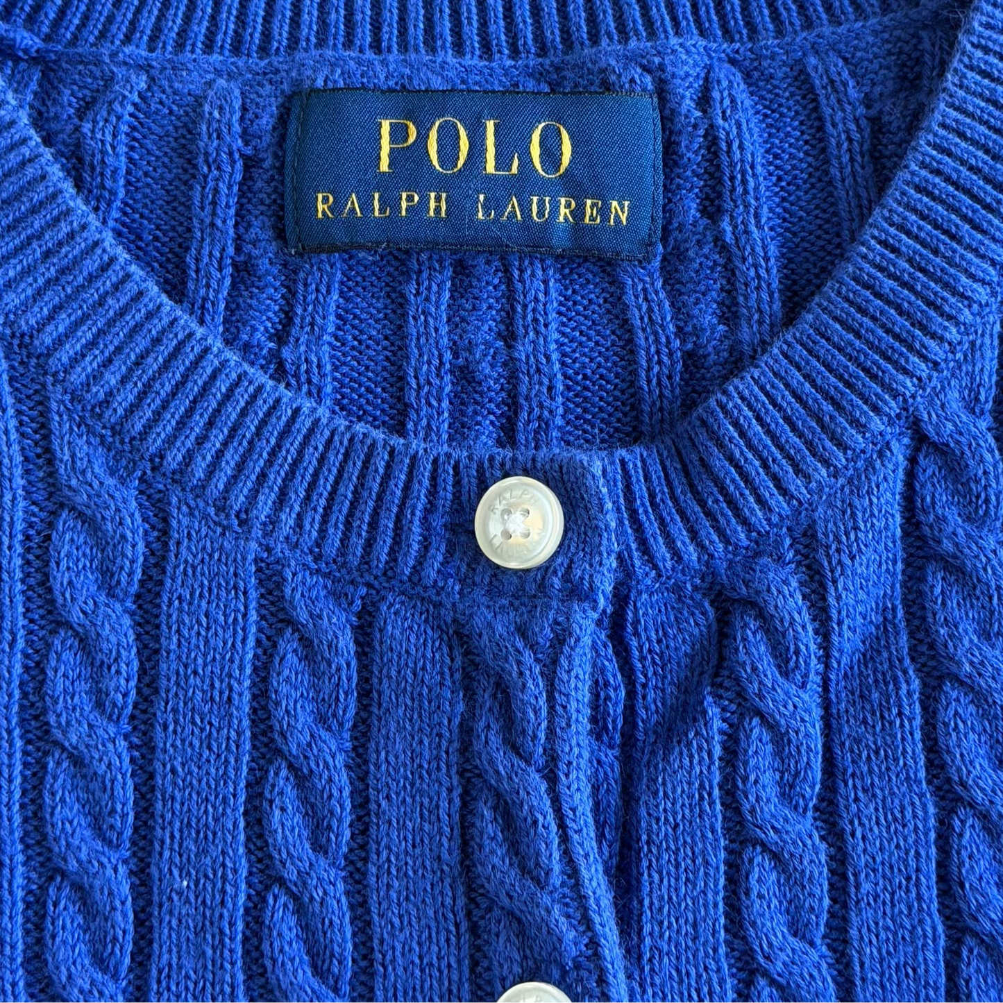 Polo Ralph Lauren Cable Knit Cardigan - S