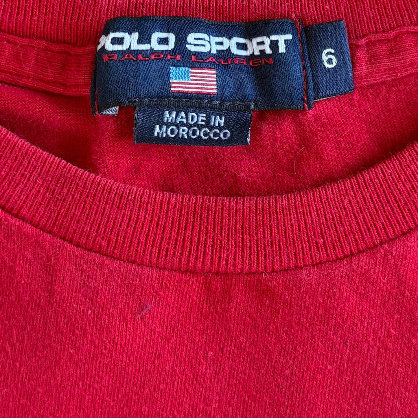 Y2K Ralph Lauren Polo Sport Baby Tee - S