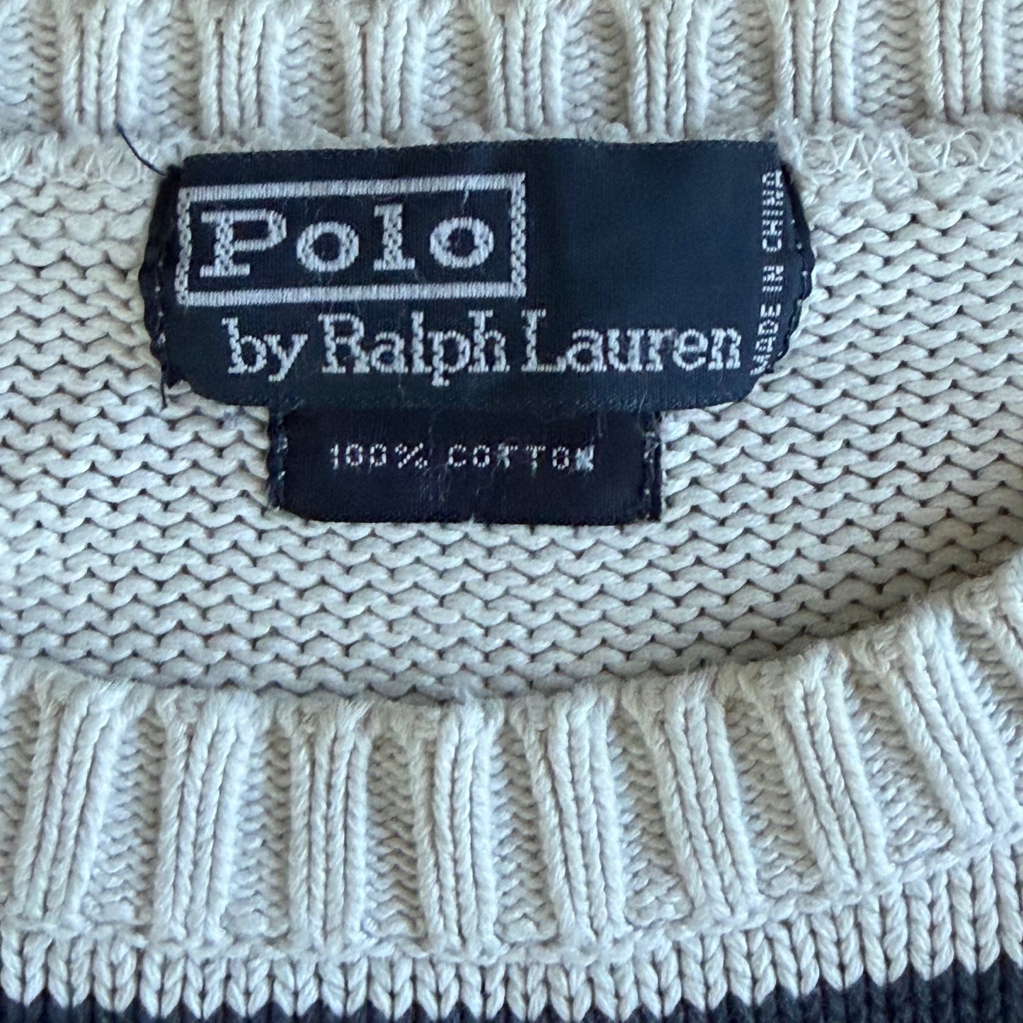 90s Polo Ralph Lauren Striped Lightweight Knit - M