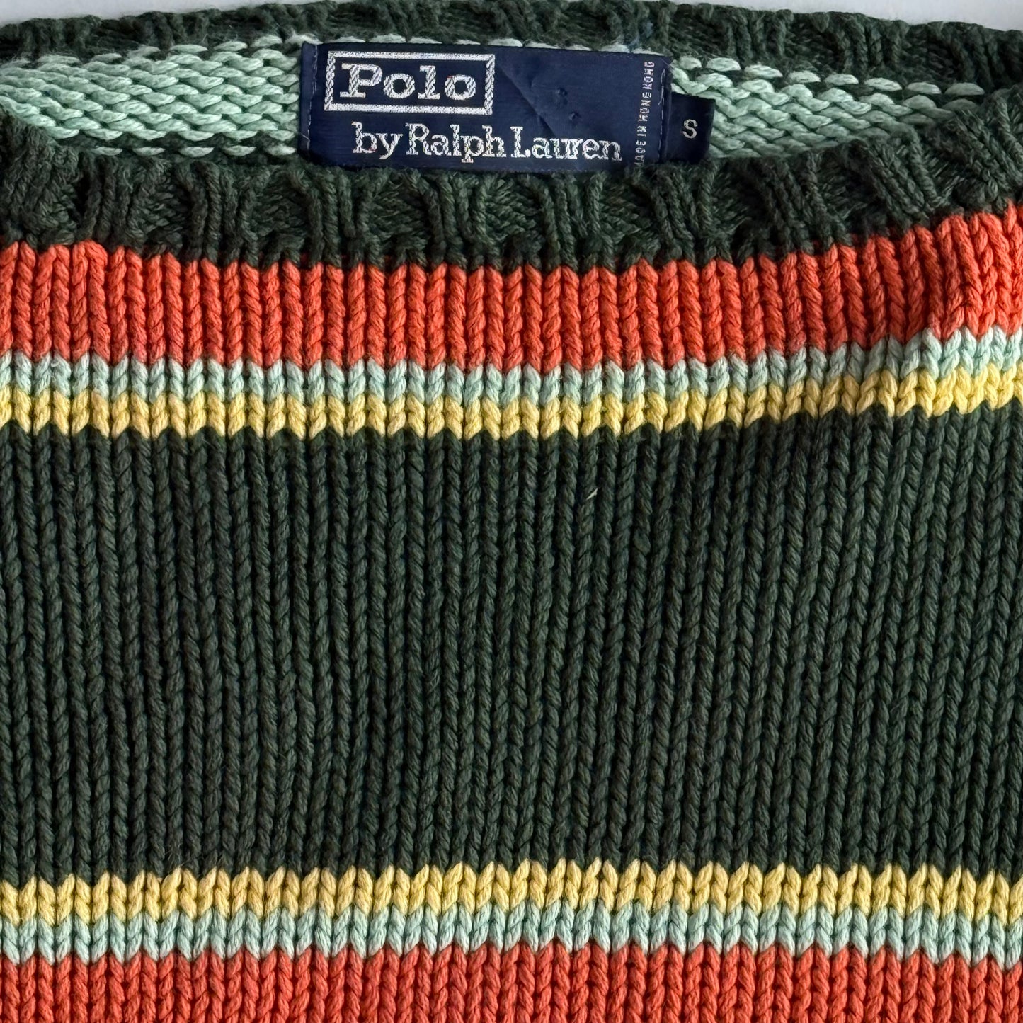 Ralph Lauren Striped Heavy Knit - X-Large