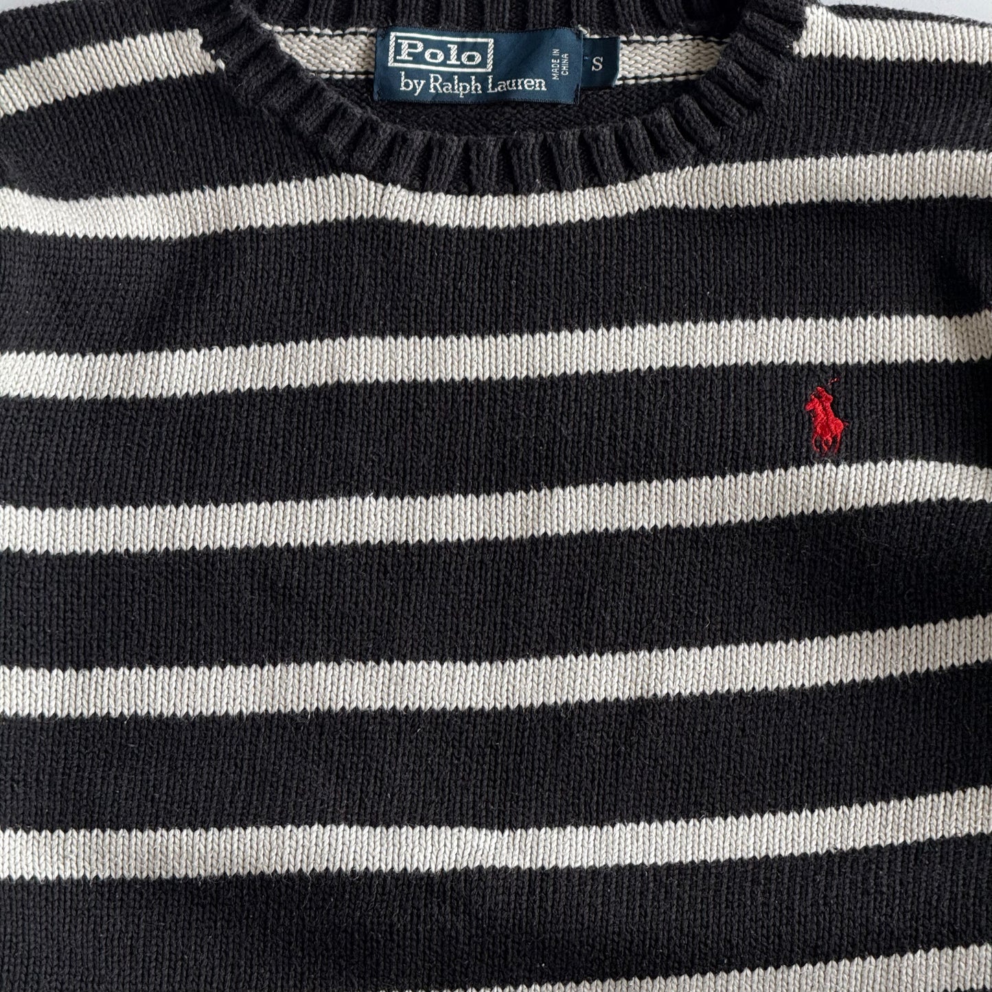 Ralph Lauren Striped Heavy Knit - Small