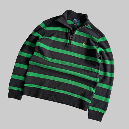 Ralph Lauren Striped Quarter Zip - Small